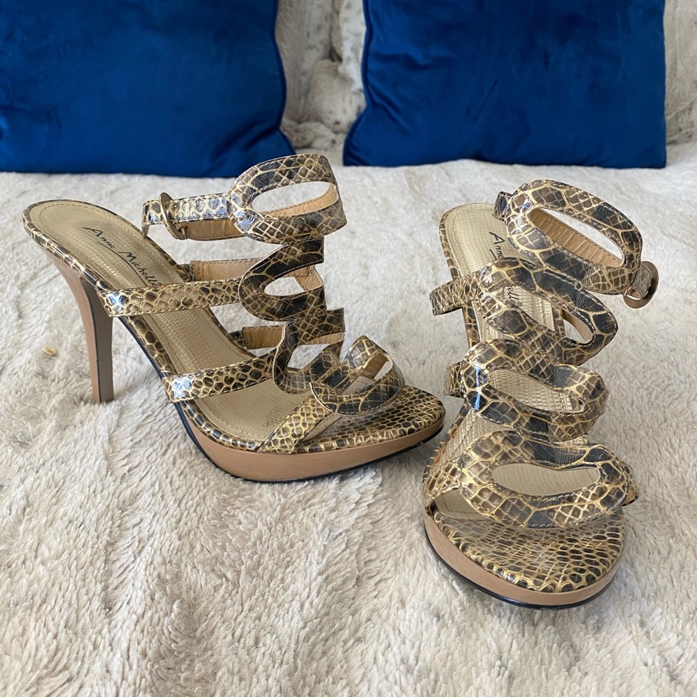 Snakeskin heels